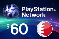 بطاقة بلايستيشن نتورك -  بطاقة 60 دولار (المتجر البحريني).