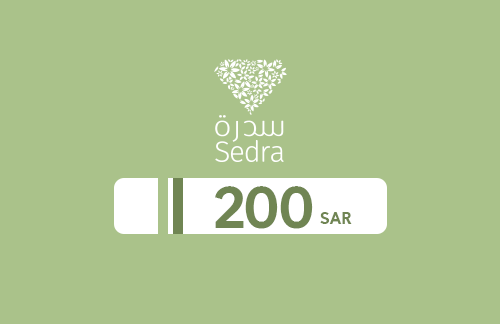 بطاقة هدايا مجوهرات سدرة 200 ريال سعودي