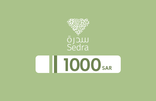 بطاقة هدايا مجوهرات سدرة 1000 ريال سعودي